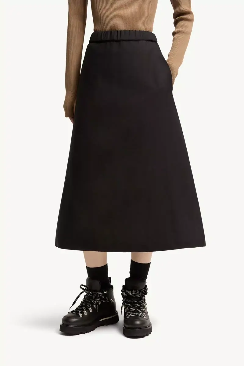 Moncler Reversible Wool Twill Padded Midi Skirt | Thumbnail 7 Moncler Reversible Wool Twill Padded Midi Skirt | Thumbnail 7