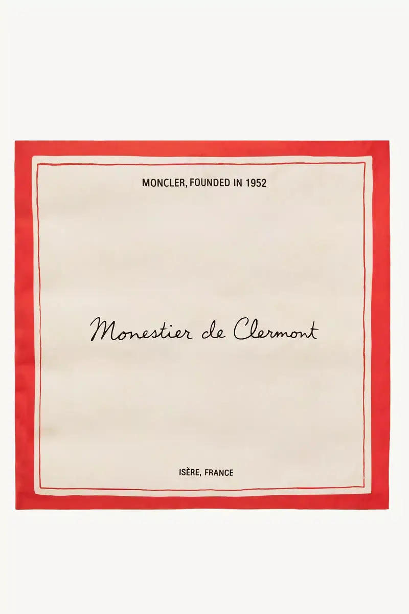 Moncler Silk Twill Foulard | Thumbnail 2 Moncler Silk Twill Foulard | Thumbnail 2