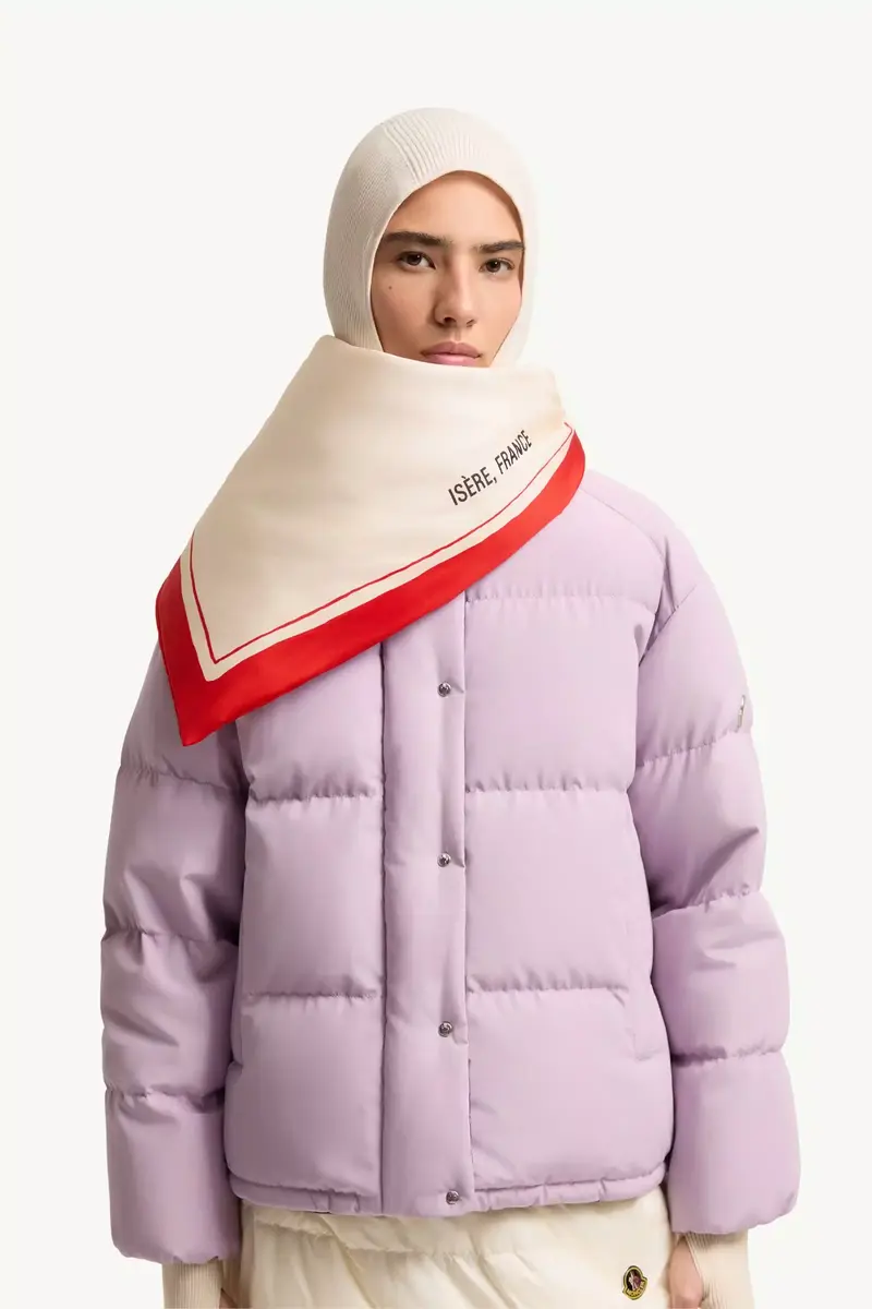 Moncler Silk Twill Foulard | Thumbnail 3 Moncler Silk Twill Foulard | Thumbnail 3