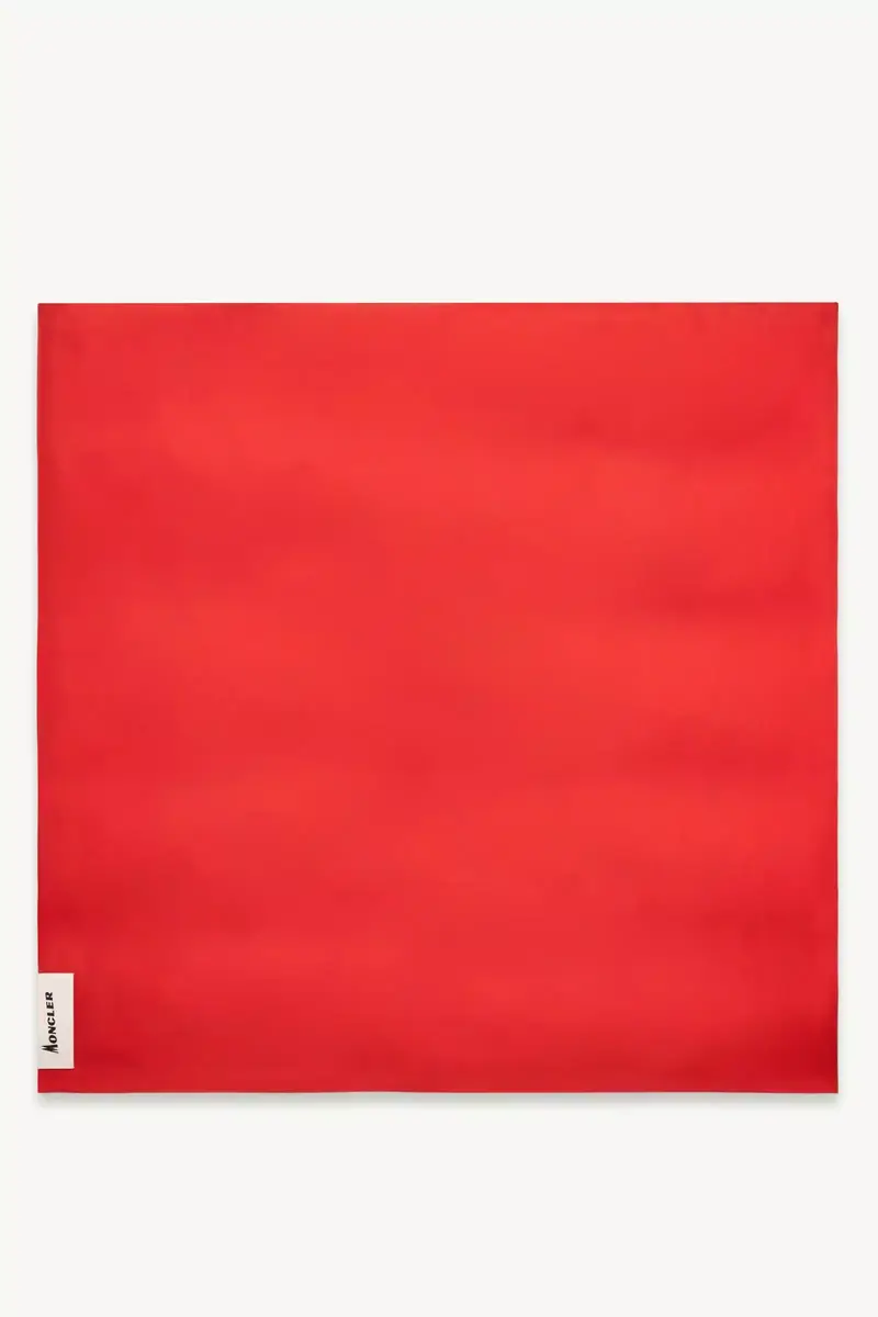 Moncler Silk Twill Foulard | Thumbnail 5 Moncler Silk Twill Foulard | Thumbnail 5