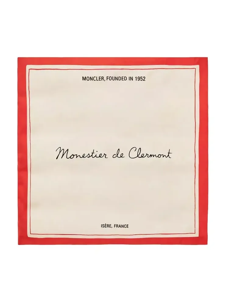 Moncler Silk Twill Foulard | Thumbnail 1 Moncler Silk Twill Foulard | Thumbnail 1