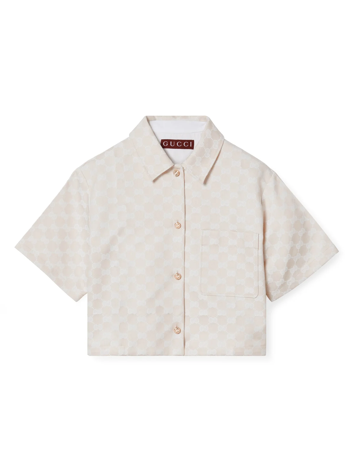 GG Cotton Gabardine Shirt GG Cotton Gabardine Shirt