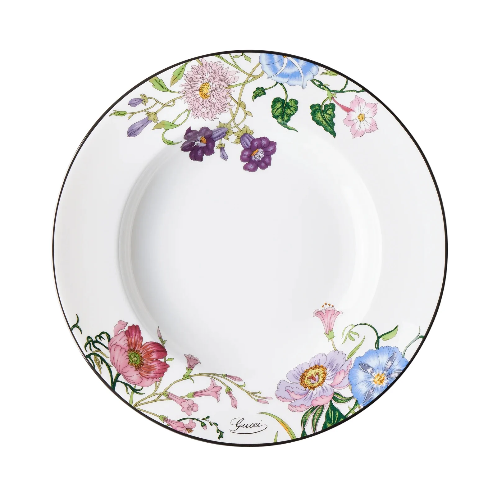 Gucci Flora Rim Soup Bowl, Set Of Two