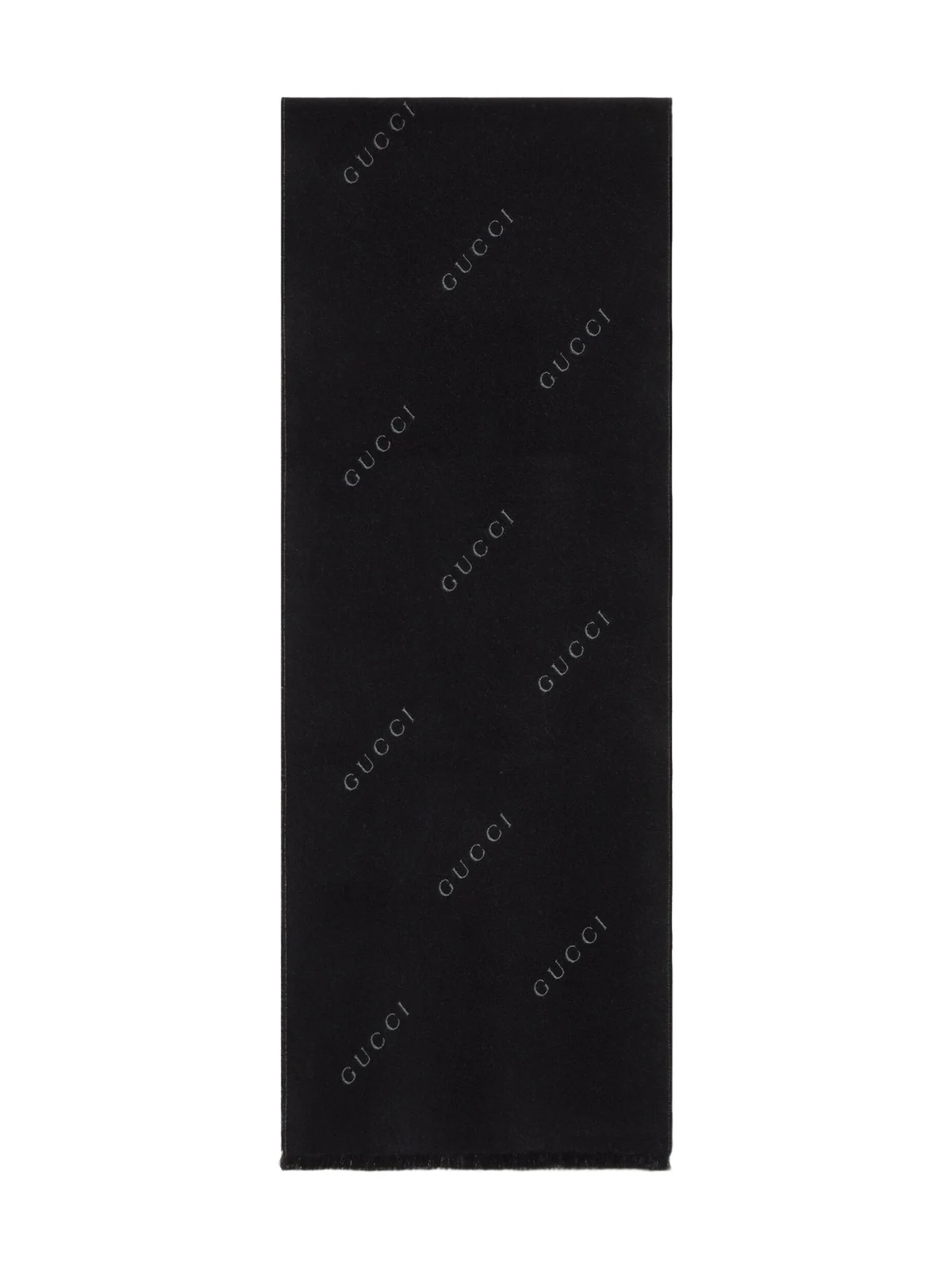 Gucci Wool Silk Jacquard Scarf