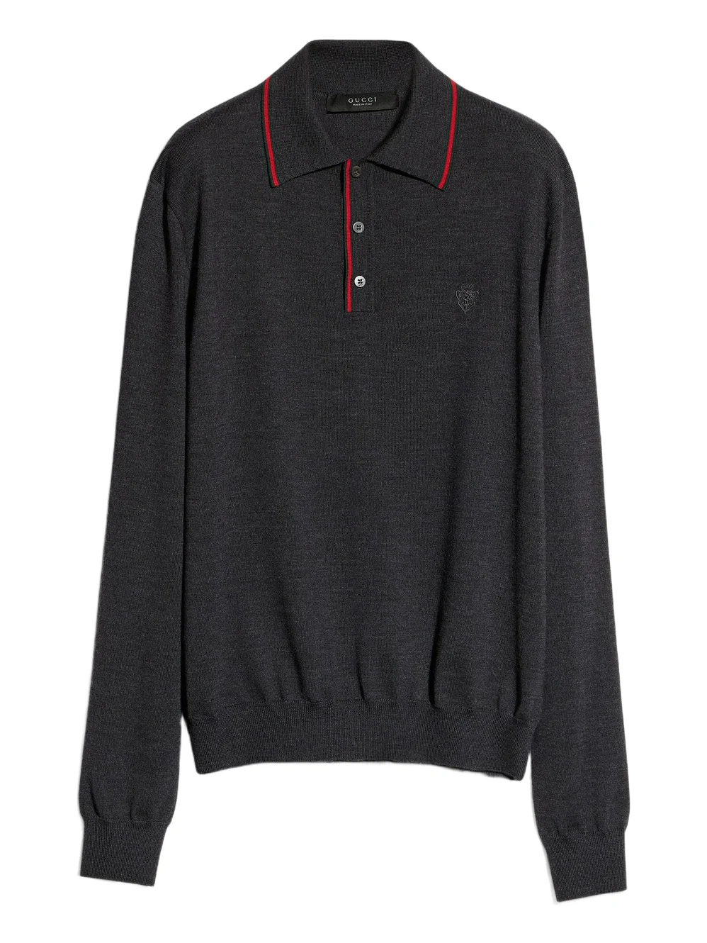 Gucci Fine Wool Knit Polo Shirt