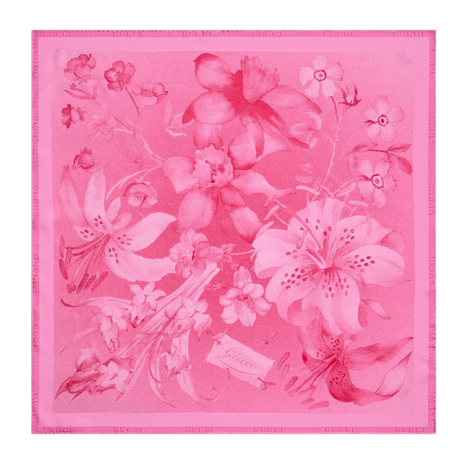 Gucci Printed Silk Twill Carré