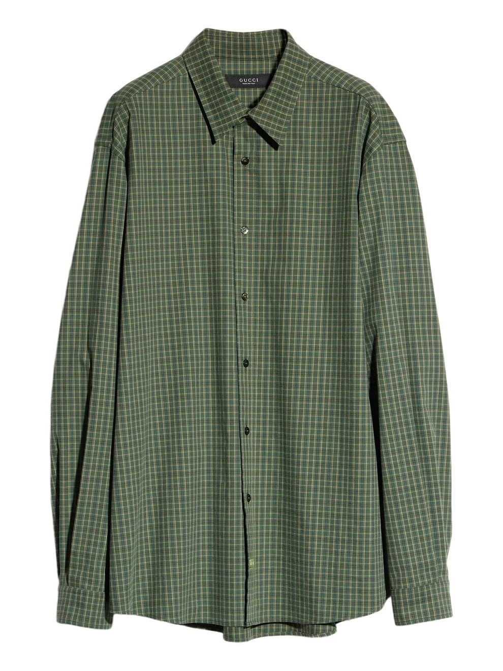 Gucci Checked Cotton Blend Shirt