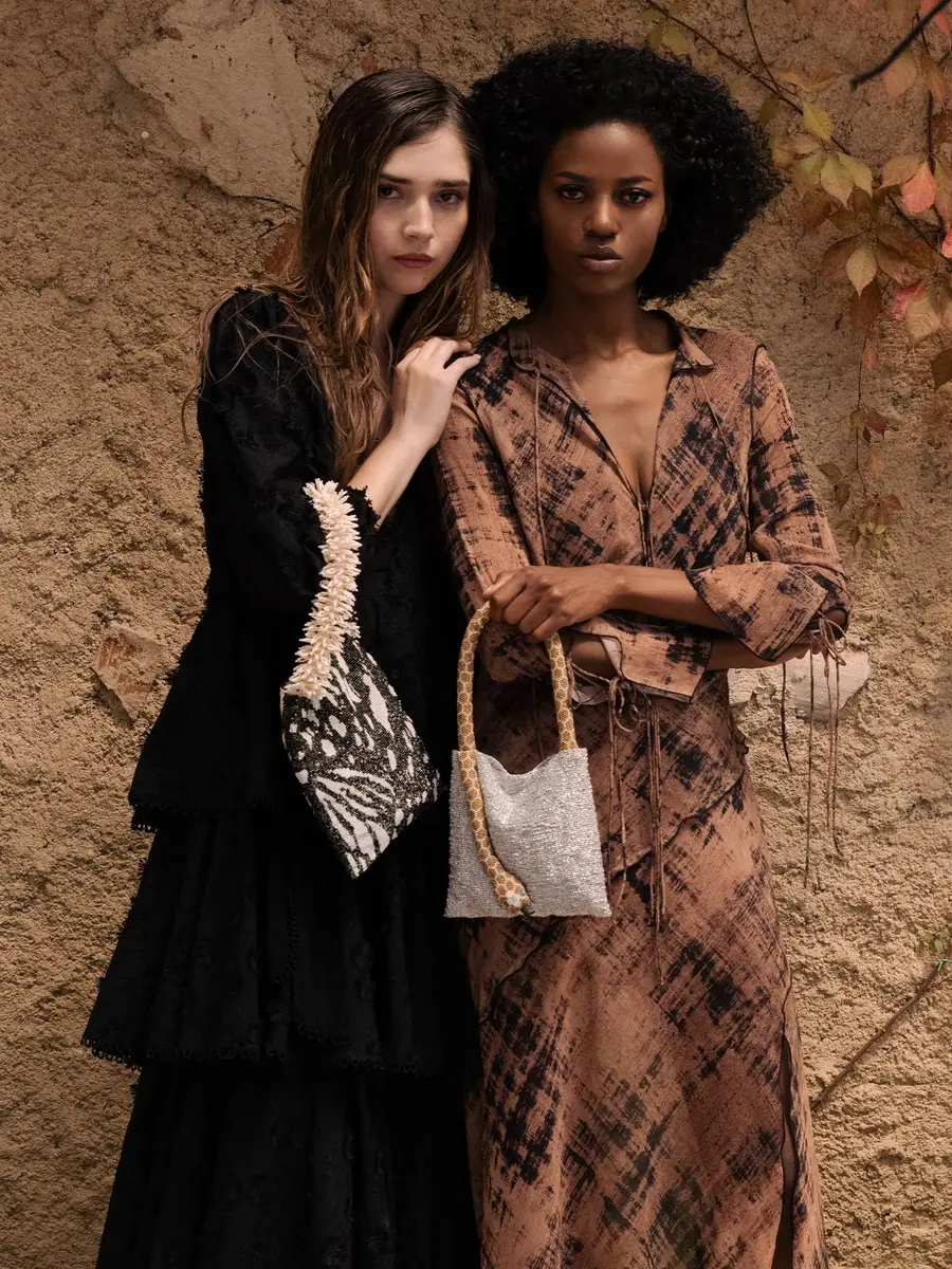 SAC DE SOUL Black and Cream Butterfly Clash of Prints Bag | Thumbnail 3 SAC DE SOUL Black and Cream Butterfly Clash of Prints Bag | Thumbnail 3