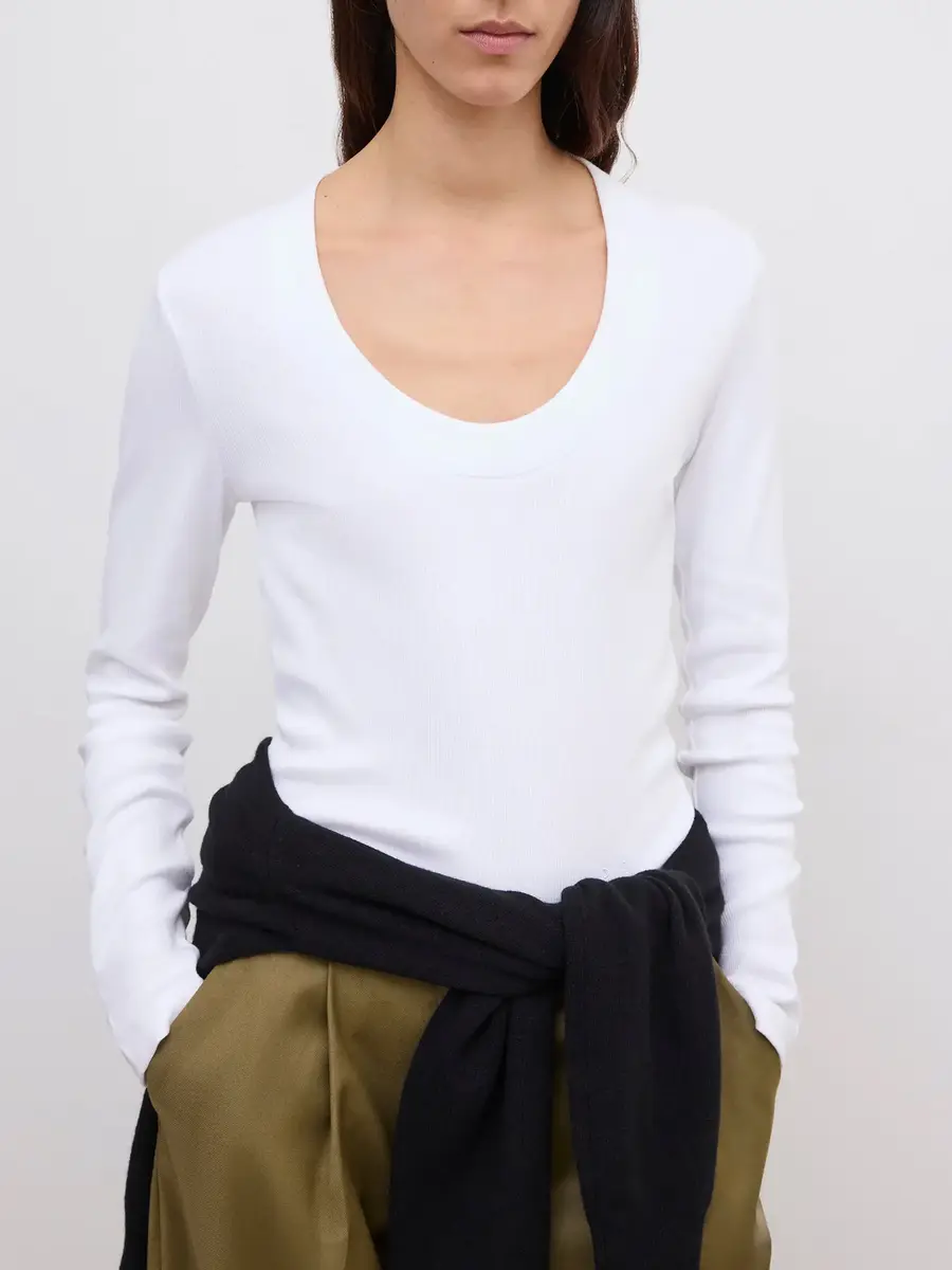 Dagmar Scoop Jersey Long Sleeve Top | Thumbnail 3 Dagmar Scoop Jersey Long Sleeve Top | Thumbnail 3