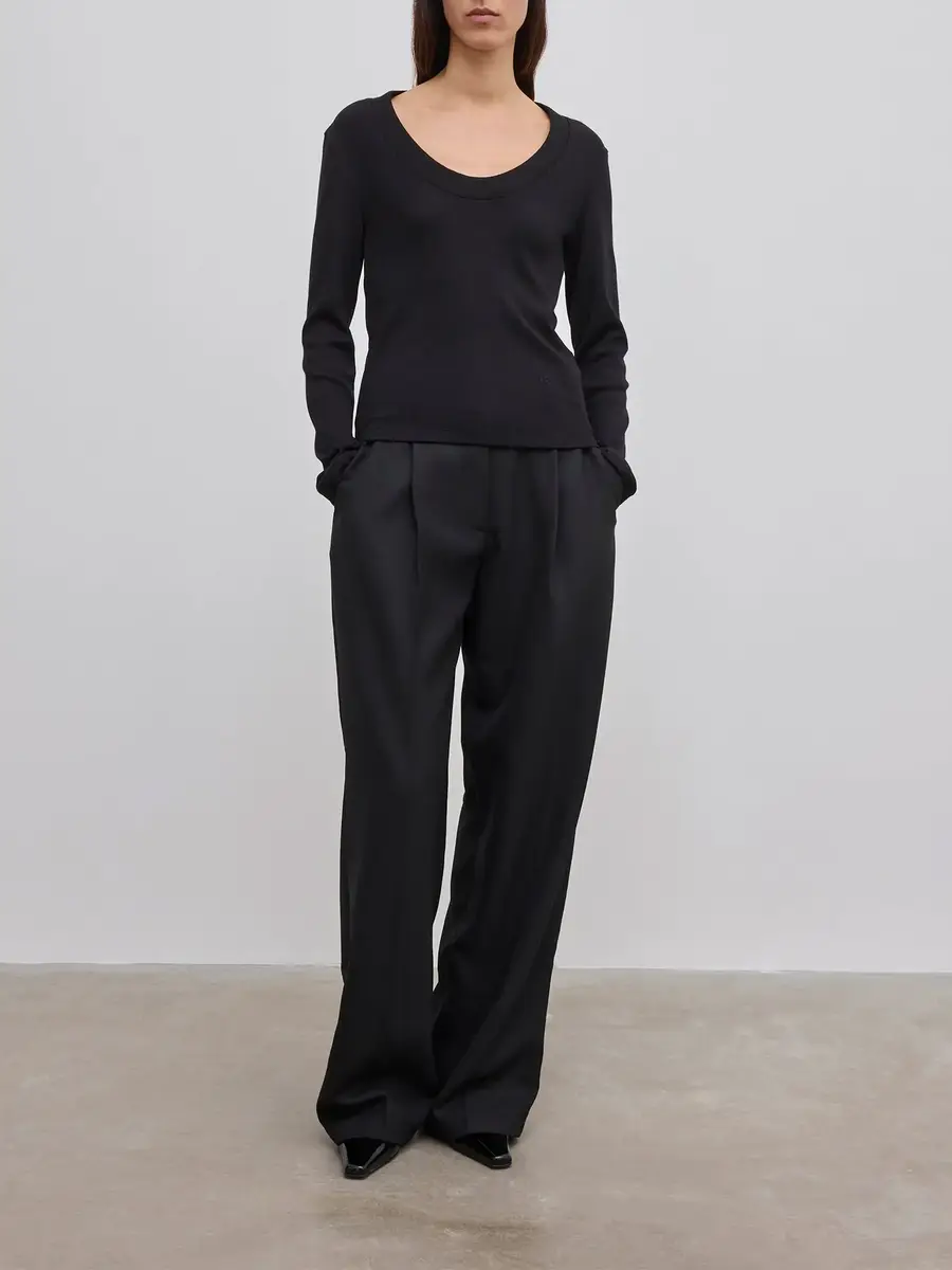 Dagmar Scoop Jersey Long Sleeve Top | Thumbnail 2