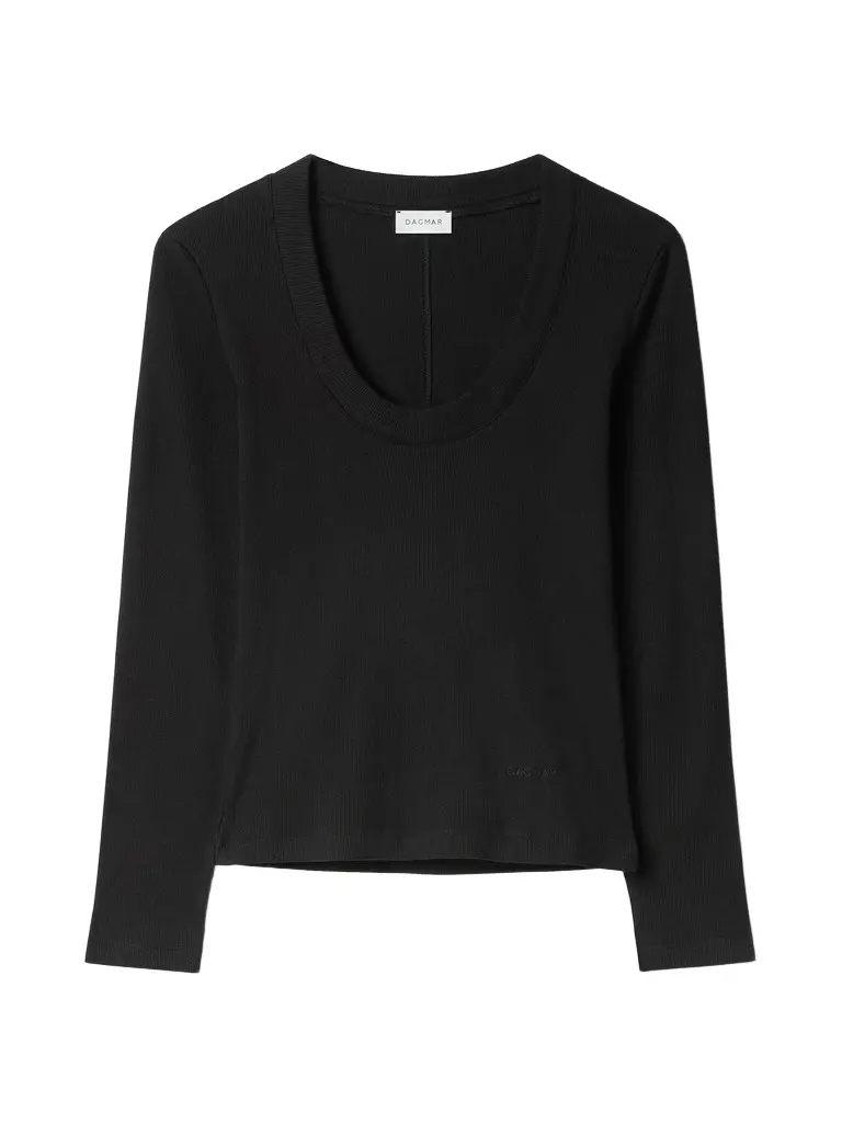 Scoop Jersey Long Sleeve Top