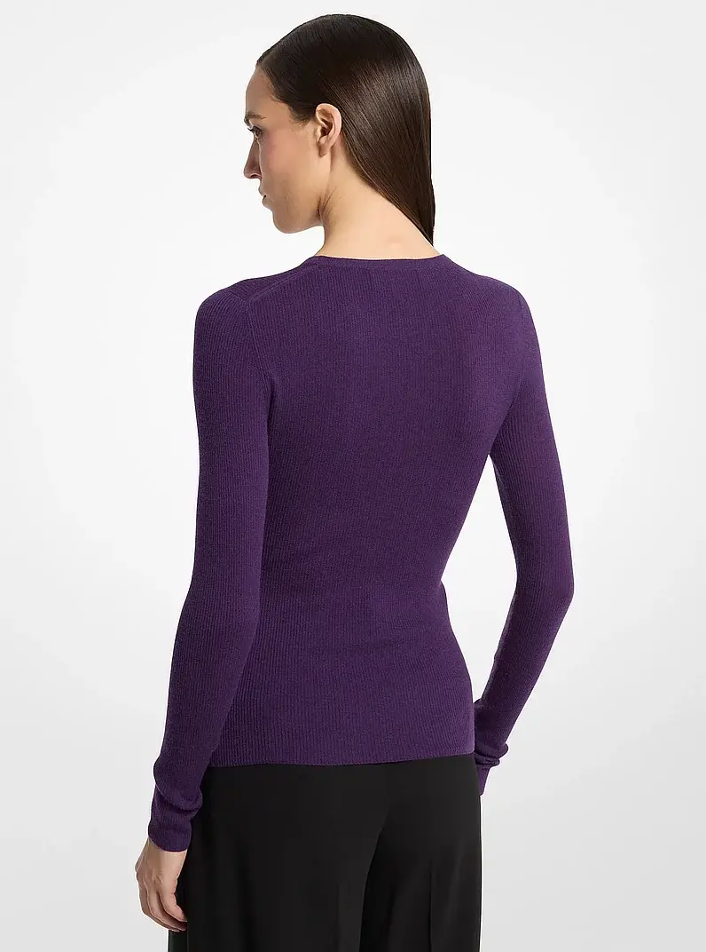 Michael Kors Hutton Featherweight Cashmere Sweater | Thumbnail 2 Michael Kors Hutton Featherweight Cashmere Sweater | Thumbnail 2