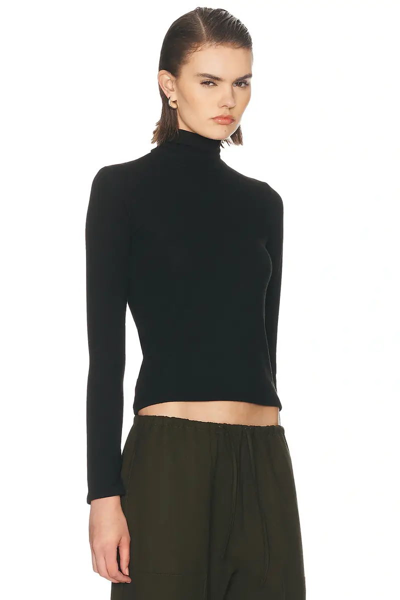 LESET Lauren Long Sleeve Turtleneck Top | Thumbnail 2 LESET Lauren Long Sleeve Turtleneck Top | Thumbnail 2