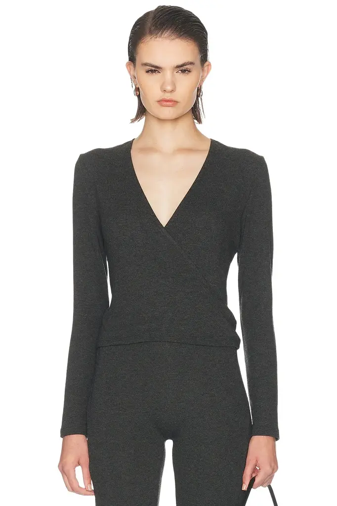Lauren Crop Wrap Top Lauren Crop Wrap Top