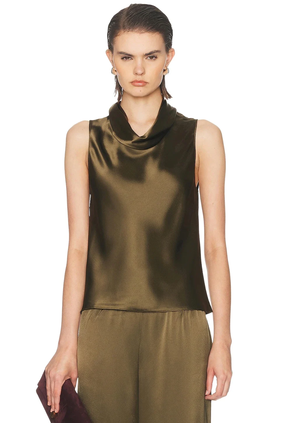 Barb Sleeveless Cowl Neck Blouse Barb Sleeveless Cowl Neck Blouse