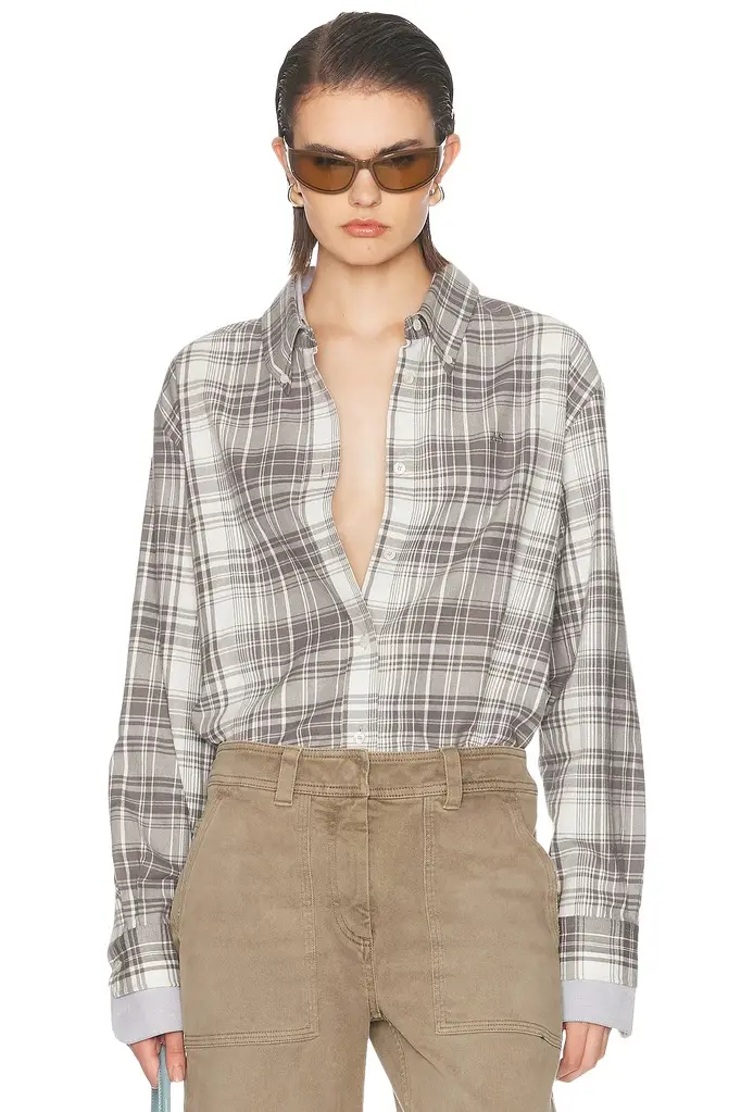 Sandrea Flannel Check Shirt Sandrea Flannel Check Shirt