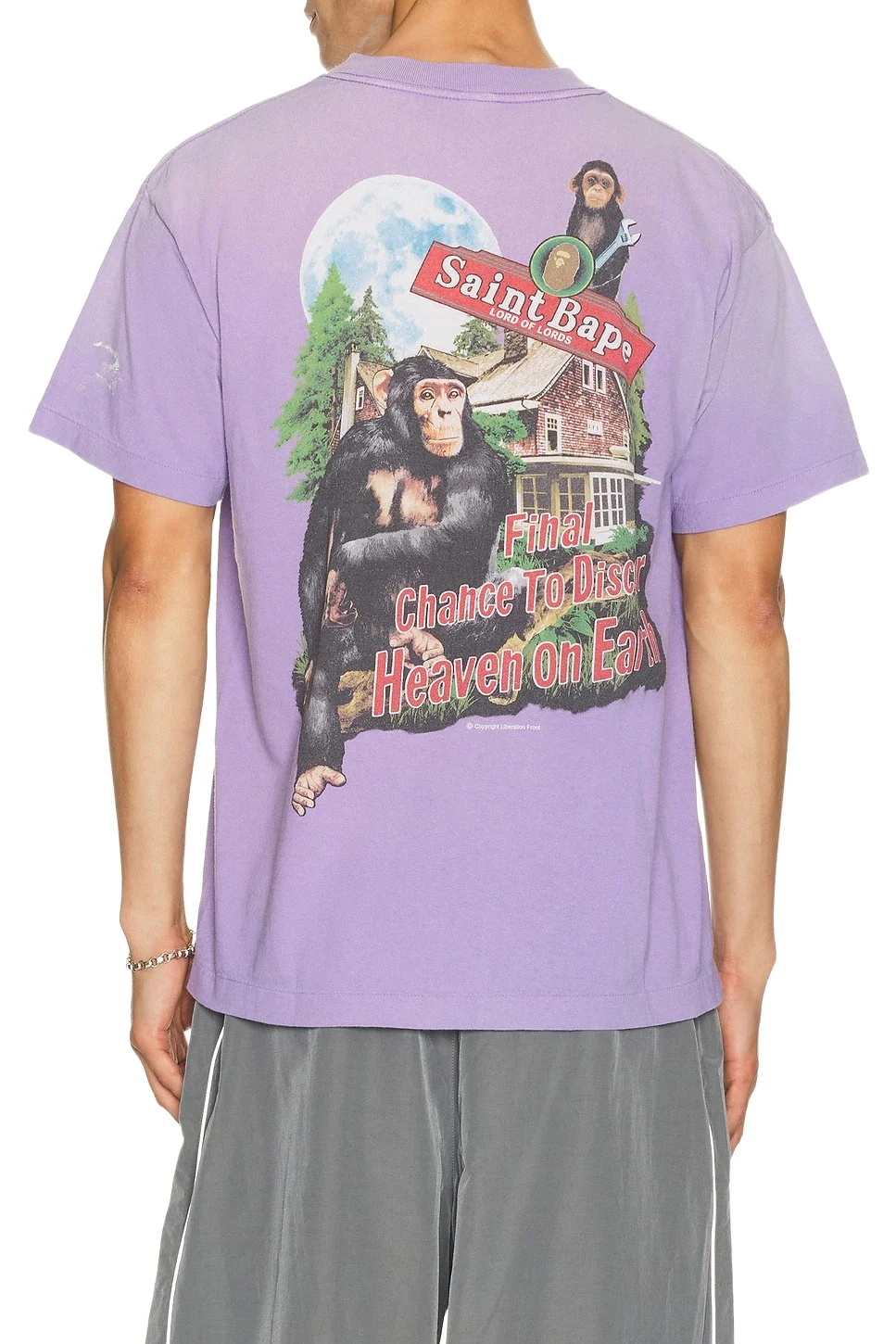 SAINT Mxxxxxx X Bape House Tee