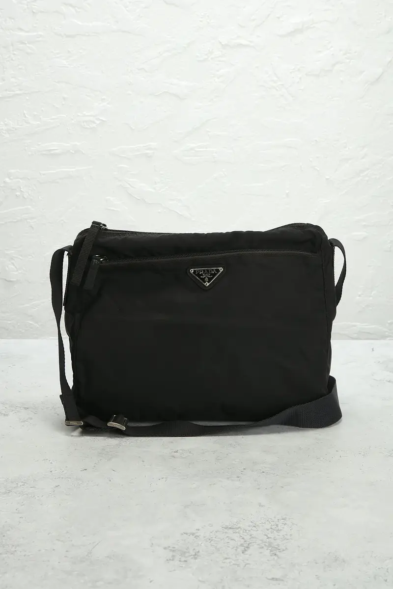 Prada Prada Tessuto Flat Messenger Bag | Thumbnail 2 Prada Prada Tessuto Flat Messenger Bag | Thumbnail 2