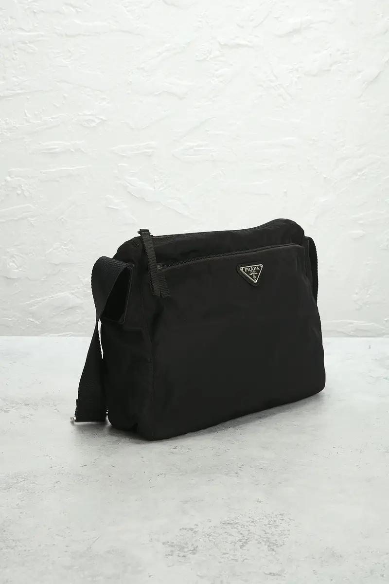 Prada Prada Tessuto Flat Messenger Bag | Thumbnail 4 Prada Prada Tessuto Flat Messenger Bag | Thumbnail 4