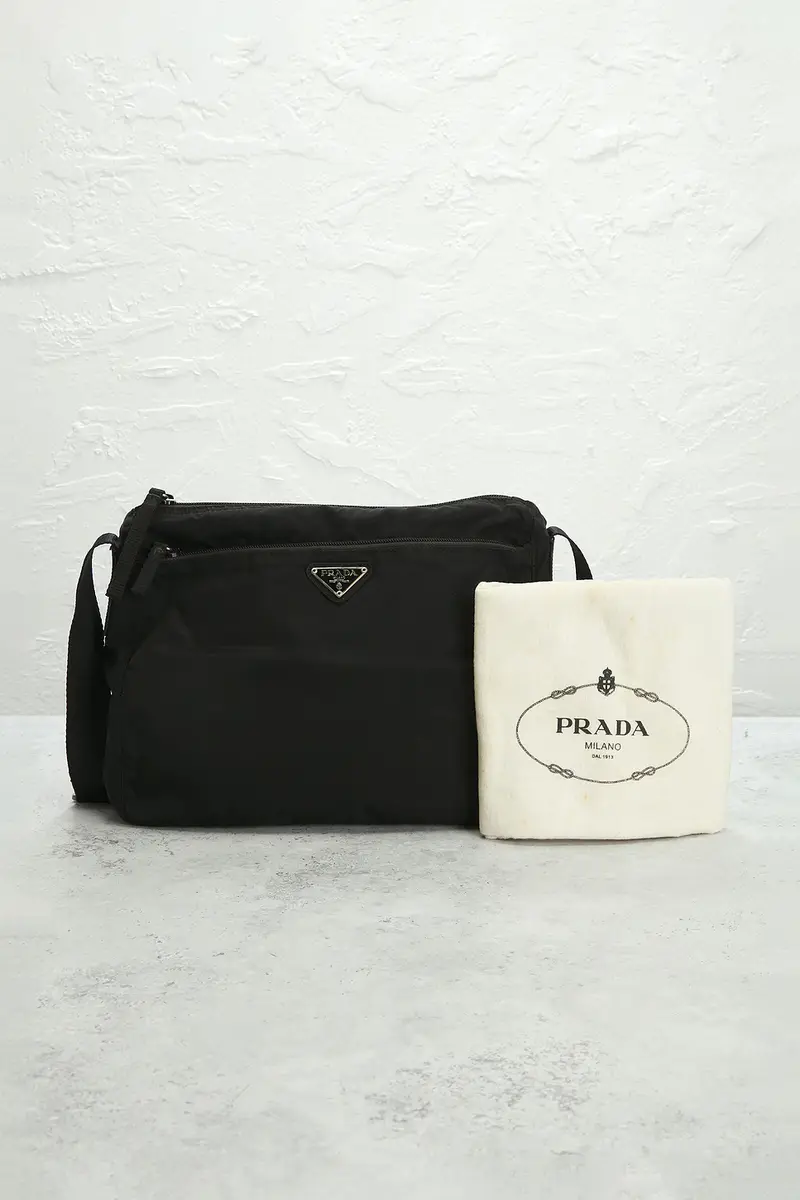 Prada Prada Tessuto Flat Messenger Bag | Thumbnail 9 Prada Prada Tessuto Flat Messenger Bag | Thumbnail 9