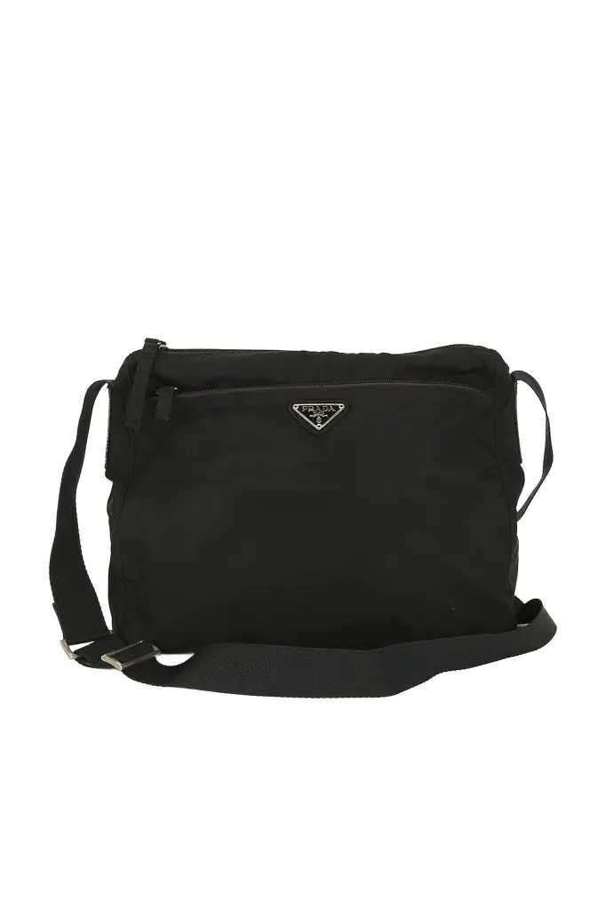 Prada Prada Tessuto Flat Messenger Bag