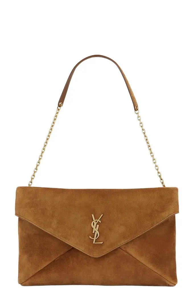 Saint Laurent Large Envelope On Chain Pouch