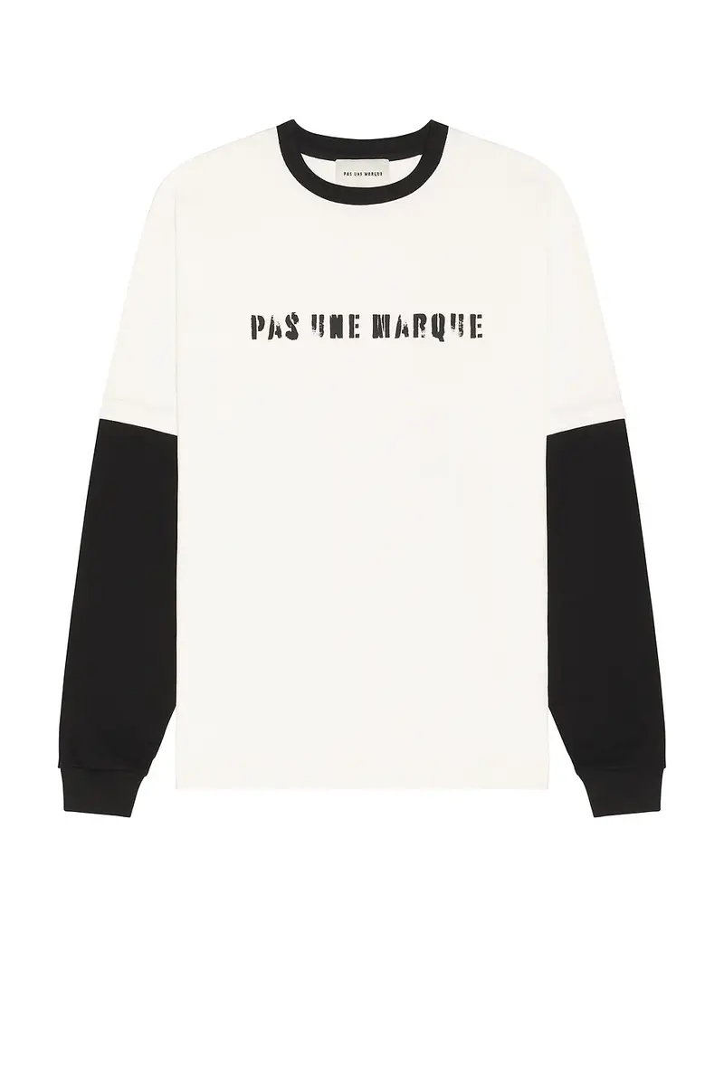 Pas Une Marque Long Sleeve Tee | Thumbnail 4 Pas Une Marque Long Sleeve Tee | Thumbnail 4