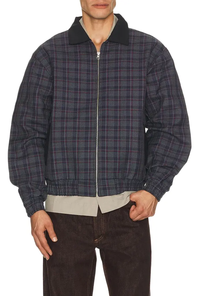 Plaid Bomber Jacket Plaid Bomber Jacket
