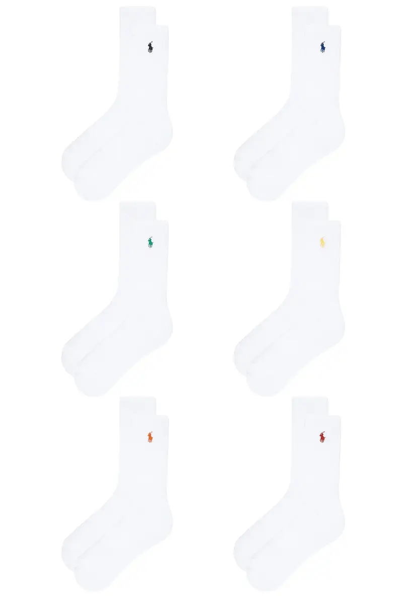 Polo Ralph Lauren Performance Solid Socks 6-Pack | Thumbnail 2 Polo Ralph Lauren Performance Solid Socks 6-Pack | Thumbnail 2