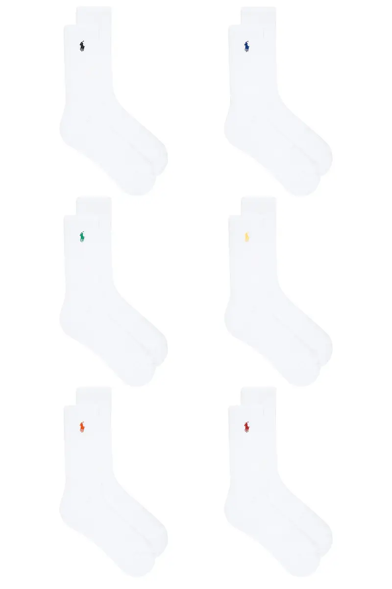 Performance Solid Socks 6-Pack Performance Solid Socks 6-Pack