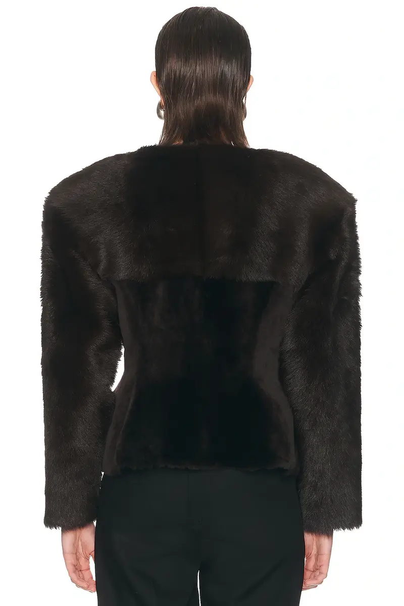 Magda Butrym Fur Jacket | Thumbnail 3 Magda Butrym Fur Jacket | Thumbnail 3