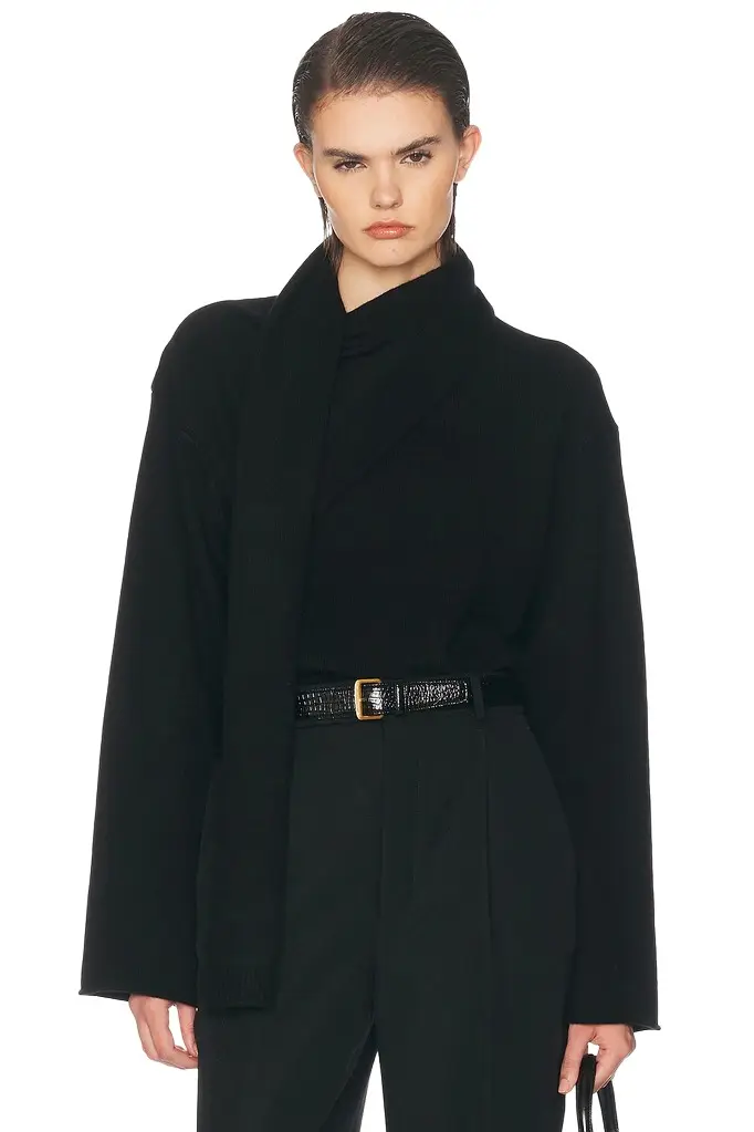 Loulou de Saison Frances Wrap Scarf Sweater