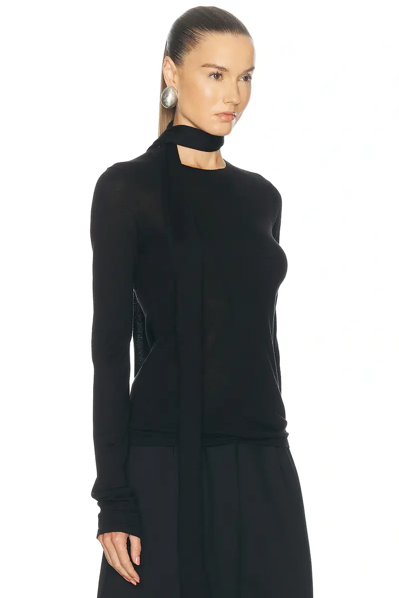 SRG Frieda Merino Long Sleeve With Scarf | Thumbnail 2 SRG Frieda Merino Long Sleeve With Scarf | Thumbnail 2