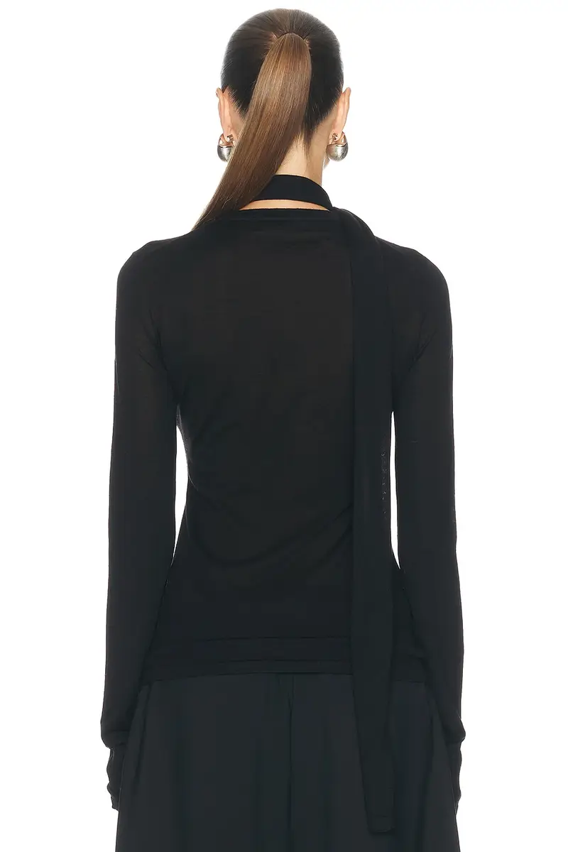 SRG Frieda Merino Long Sleeve With Scarf | Thumbnail 4 SRG Frieda Merino Long Sleeve With Scarf | Thumbnail 4
