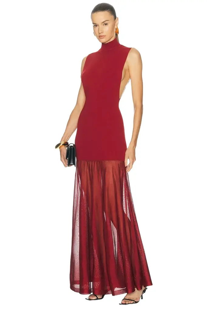SRG Kera Mock Neck Knit Gown