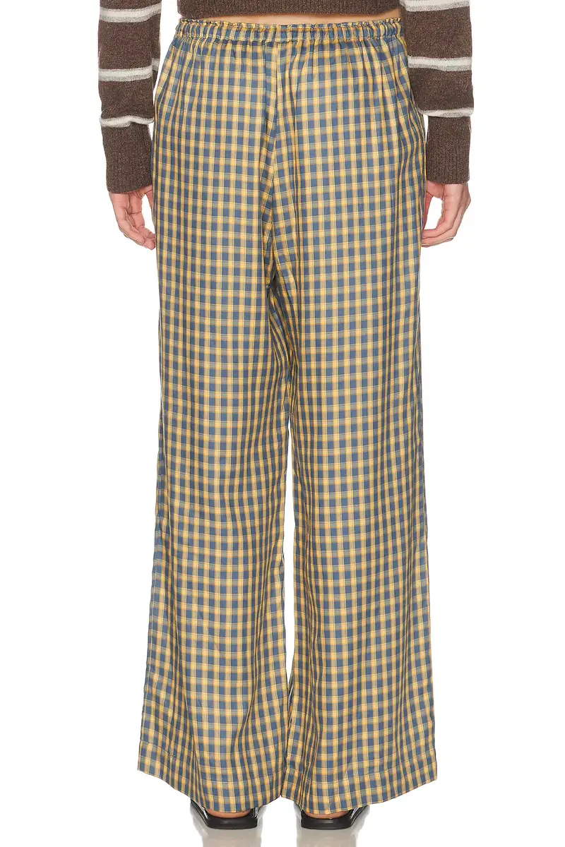 DONNI. The Tencel Plaid Tie Pant | Thumbnail 5