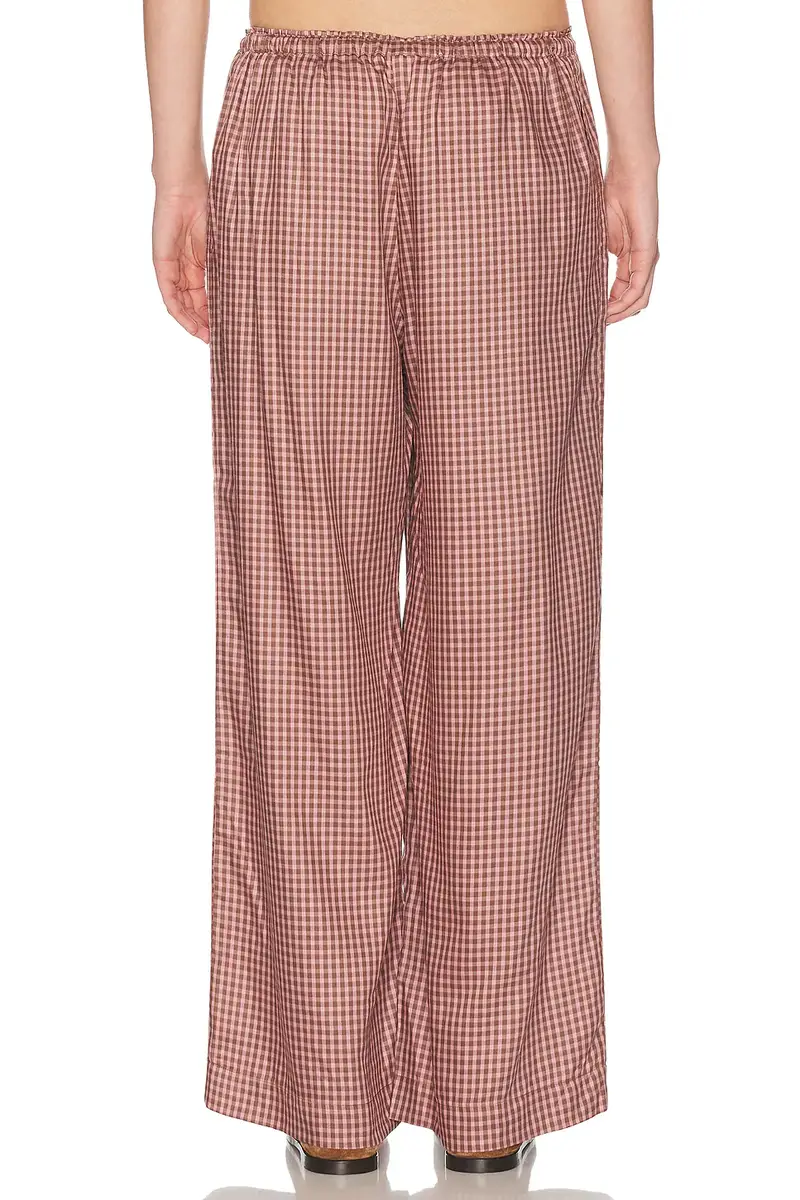 DONNI. The Tencel Plaid Tie Pant | Thumbnail 4