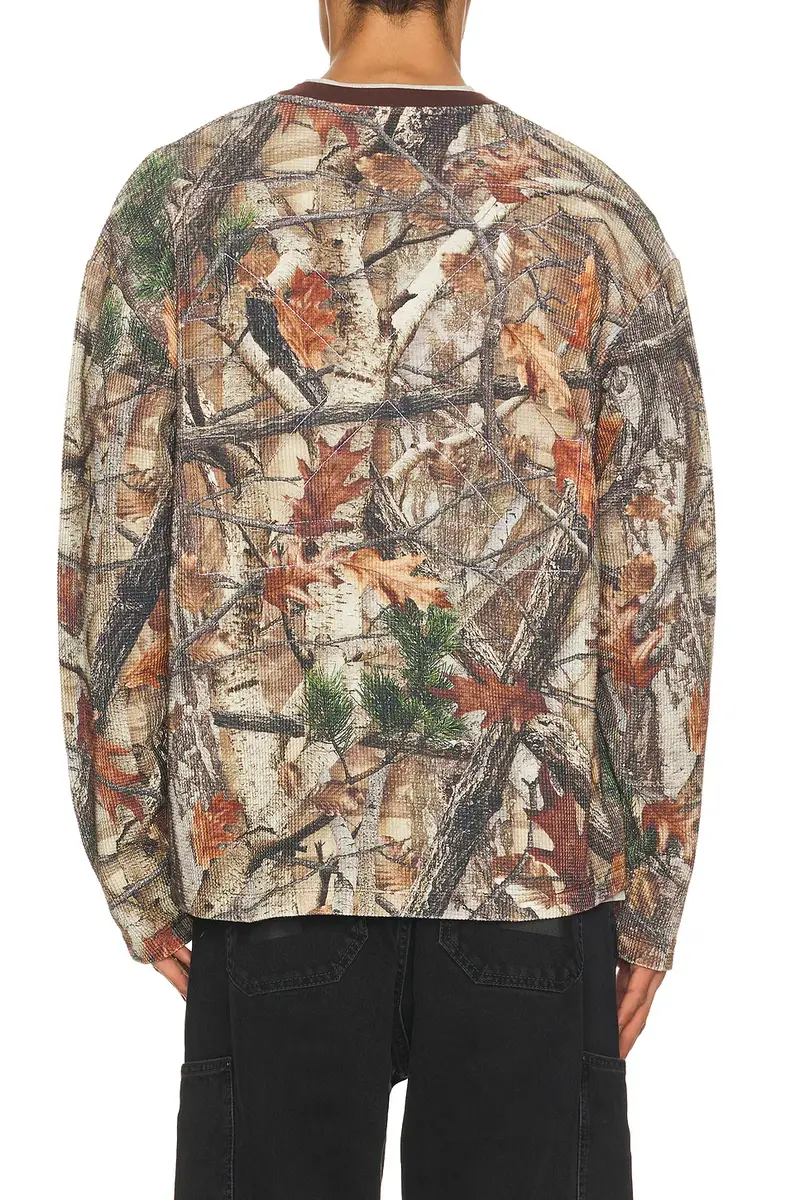 Off-White Camo Waffle Skate Long Sleeve Tee | Thumbnail 2 Off-White Camo Waffle Skate Long Sleeve Tee | Thumbnail 2