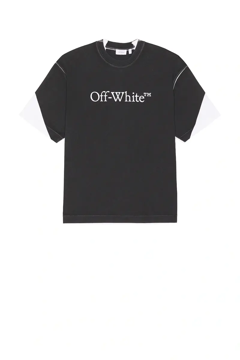 Off-White Negative Big Bookish Skate Short Sleeve Tee | Thumbnail 4 Off-White Negative Big Bookish Skate Short Sleeve Tee | Thumbnail 4
