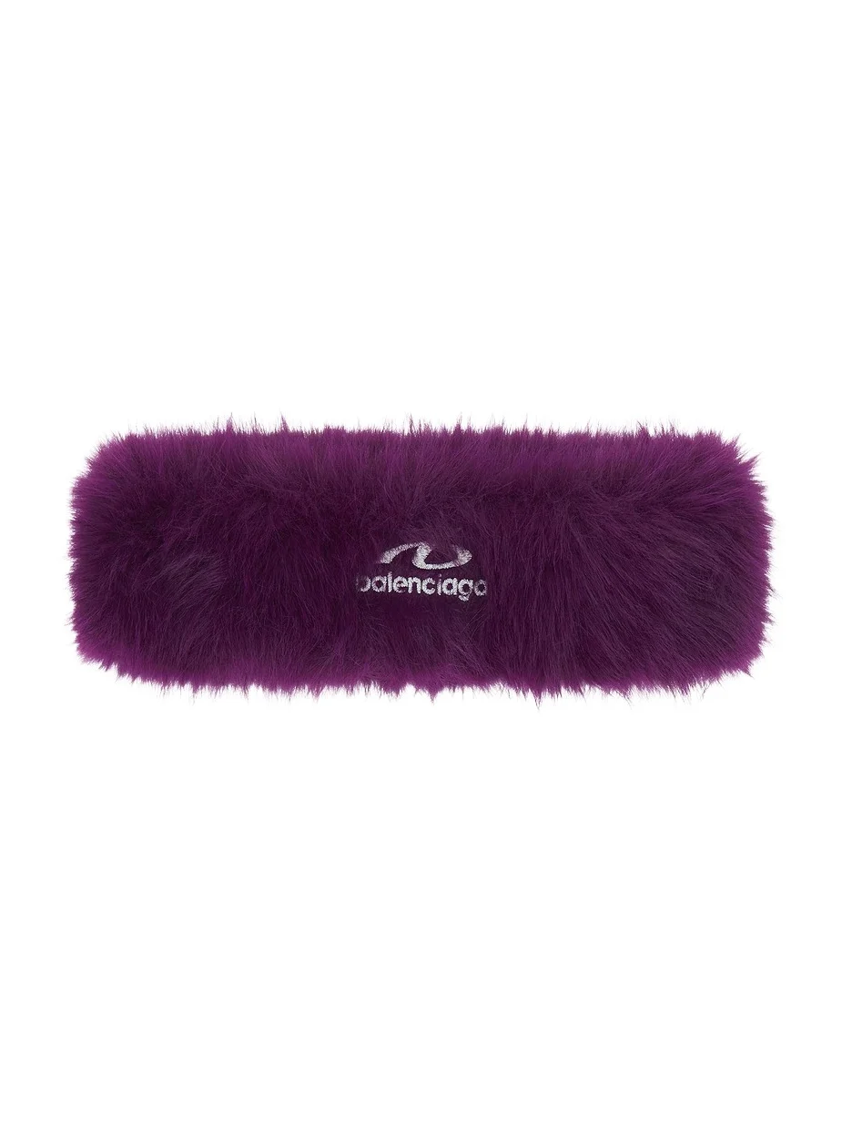 Balenciaga Faux Fur Headband