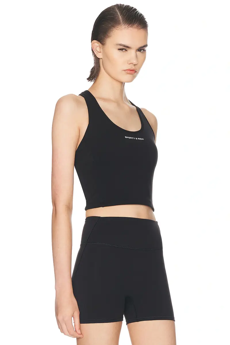 Sporty & Rich Bold Logo Sports Tank Top | Thumbnail 2 Sporty & Rich Bold Logo Sports Tank Top | Thumbnail 2