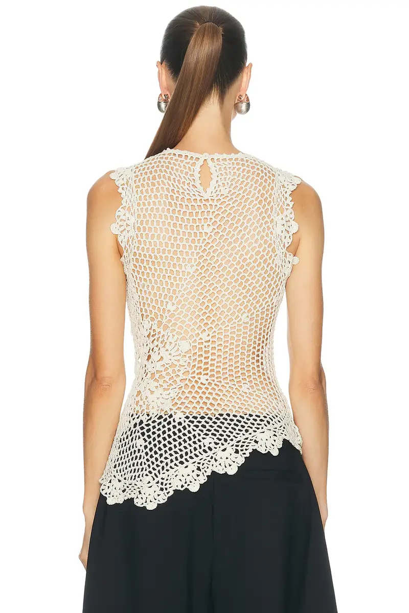 SRG Camdin Hand Crochet Asymmetric Top | Thumbnail 4 SRG Camdin Hand Crochet Asymmetric Top | Thumbnail 4