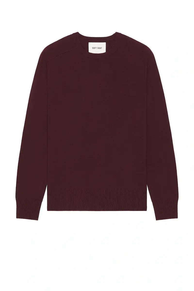 Soft Goat Relaxed Fit Raglan Crewneck Sweater | Thumbnail 4