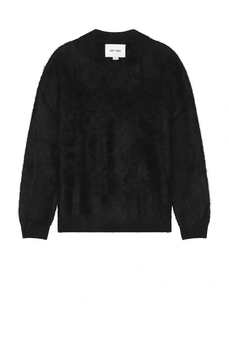 Soft Goat Brushed Polo | Thumbnail 4 Soft Goat Brushed Polo | Thumbnail 4