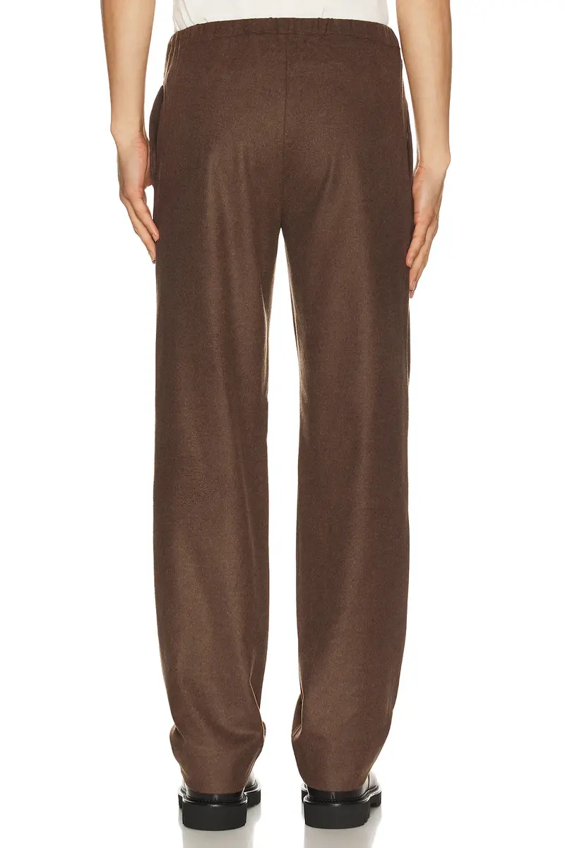 Soft Goat Straight Drawstring Trousers | Thumbnail 3