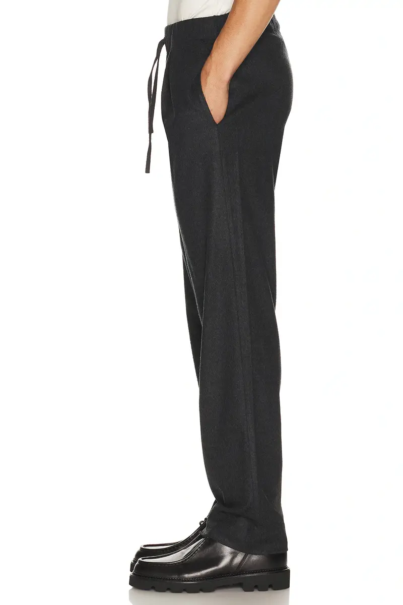 Soft Goat Straight Drawstring Trousers | Thumbnail 2