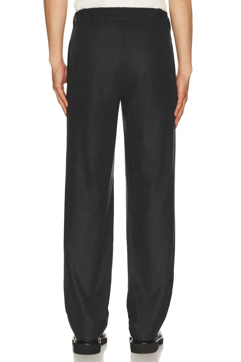 Soft Goat Straight Drawstring Trousers | Thumbnail 3