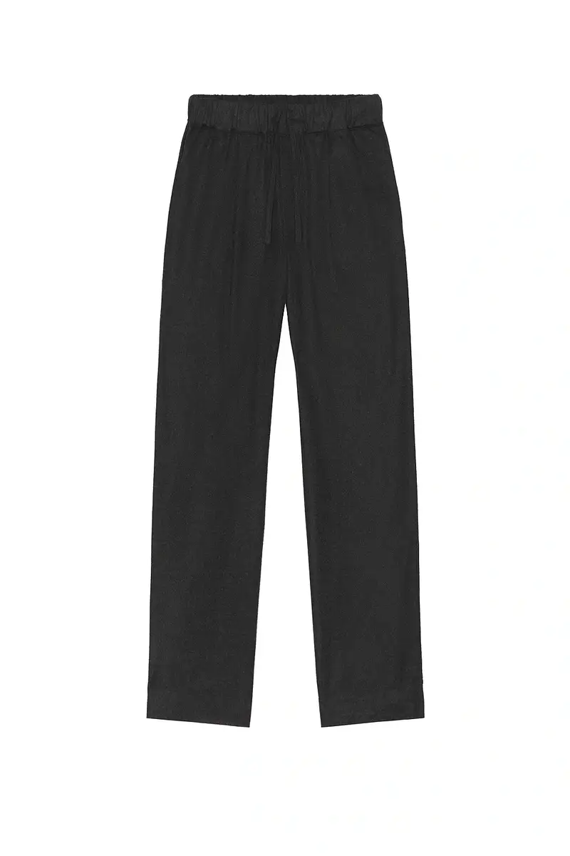 Soft Goat Straight Drawstring Trousers | Thumbnail 5