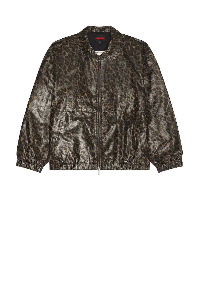 Pleasures Leopard Waxed Jacket | Thumbnail 4 Pleasures Leopard Waxed Jacket | Thumbnail 4