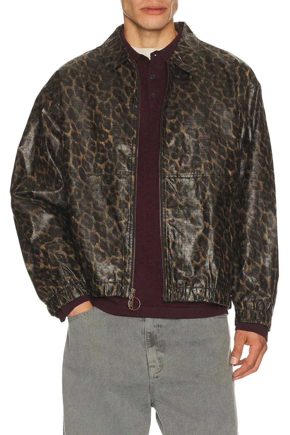 Pleasures Leopard Waxed Jacket
